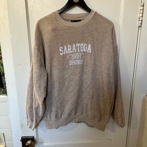 ASOS DESIGN Men’s Saratoga 1991 Springs Oversized Terry Sweatshirt - Large